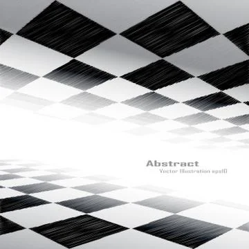 Abstract background with perspective. Illustrazione stock