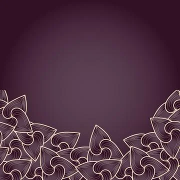 Abstract background of petal and wave Stock Illustration