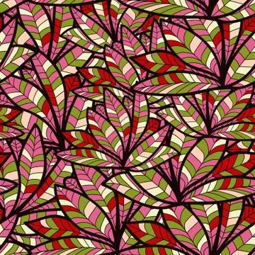 Abstract background of petal and wave Stock Illustration