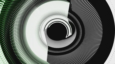 Abstract Background Physcedelic Geometric Tunnel VA 19 Видео 116074806