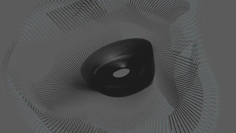 Abstract Background Physcedelic Geometric Tunnel VB 2 Video stock 116194146