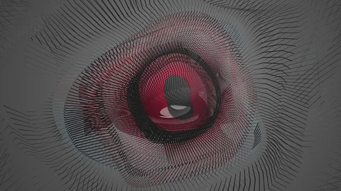 Abstract Background Physcedelic Geometric Tunnel VB 6 Stock-Footage 116206927