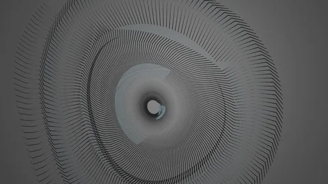 Abstract Background Physcedelic Geometric Tunnel VB 7 Stock Footage 116244567