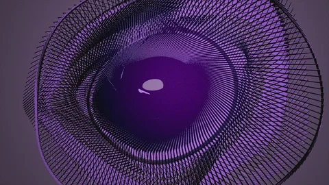 Abstract Background Physcedelic Geometric Tunnel VB 20 Stock Footage 116264052