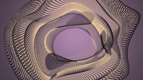 Abstract Background Physcedelic Geometric Tunnel VB 23 Stock Footage 116265728