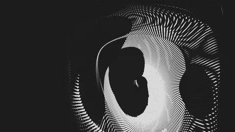 Abstract Background Physcedelic Geometric Tunnel VB 28 Stock Footage 116268222