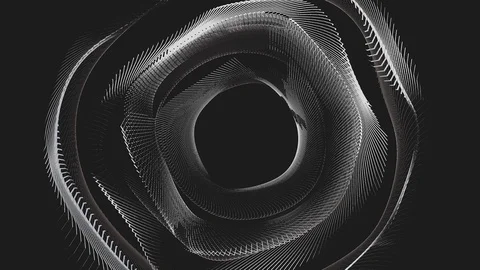 Abstract Background Physcedelic Geometric Tunnel VB 32 Видео 116270318