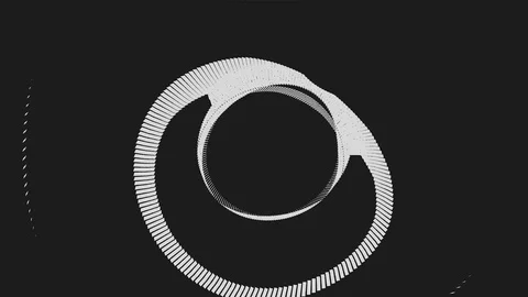 Abstract Background Physcedelic Geometric Tunnel VB 39 Stock Footage 116441731