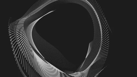 Abstract Background Physcedelic Geometric Tunnel VB 36 Stock Footage 116442425