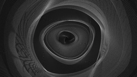 Abstract Background Physcedelic Geometric Tunnel VC 27 Stock Footage 117666440