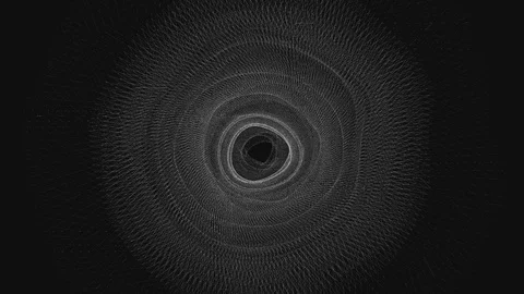 Abstract Background Physcedelic Geometric Tunnel VC 18 Stock Footage 117752038