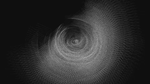 Abstract Background Physcedelic Geometric Tunnel VC 20 스톡 동영상 117757674