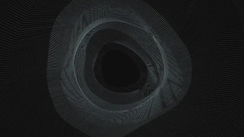 Abstract Background Physcedelic Geometric Tunnel VC 23 Stock Footage 117757941