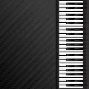 Abstract background with piano keys. Stock Illustration