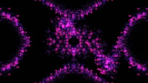 Abstract background of pink and blue glowing particles (FULL HD) Stockbeeldmateriaal 55889082