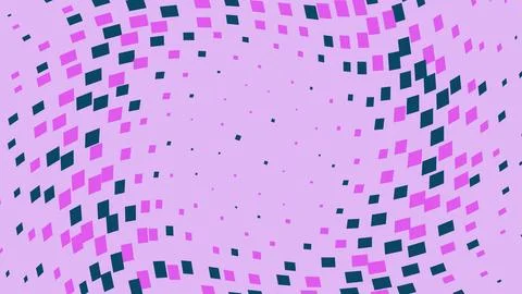 Abstract background with pink and blue geometric squares 스톡 일러스트