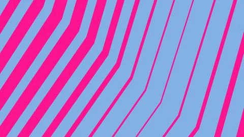 Abstract background with pink and blue diagonal stripes Stock Illustration