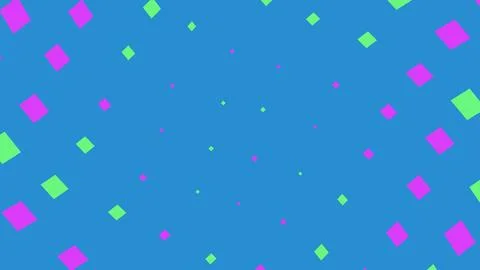 Abstract background with pink and green diamond shapes Stock Illustration