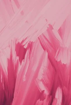 Abstract background with pink and rose brush strokes Stock Illustration