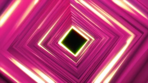 An abstract background with pink and white glowing lines forming Video stock 323355183