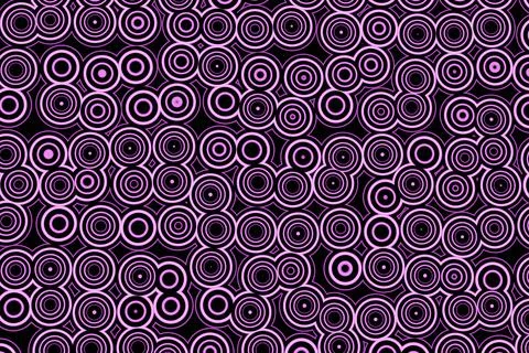 Abstract background with pink circle shape pattern. abstract background illustra Illustrazione stock