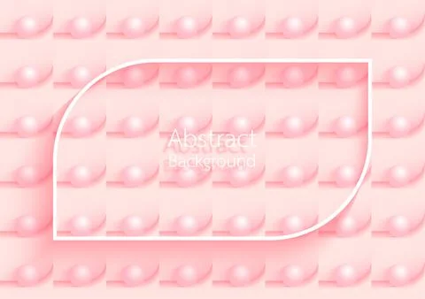 Abstract background, pink circles Vector. Stock Illustration