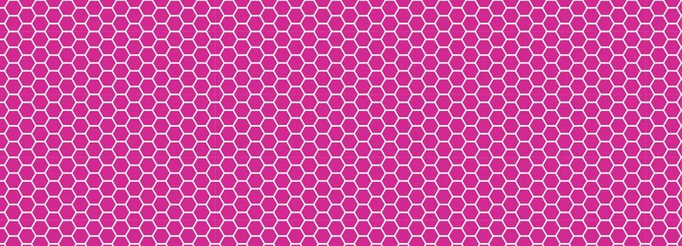 Abstract background of pink hexagons イラスト素材