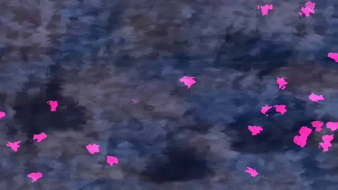 Abstract background in pink love waves Video stock 125573012