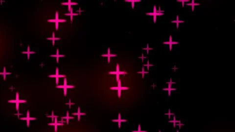Abstract Background with Pink Plus Signs Stock Illustration
