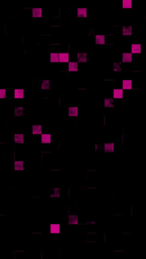 Abstract background with pink rectangular blocks moving and flickering Stock Footage 339354827