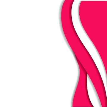 Abstract background with pink waves Stock Illustration