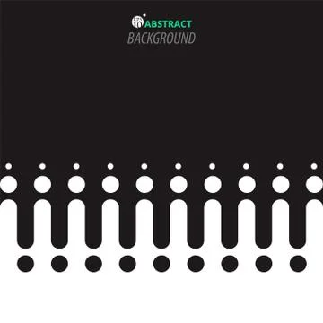 Abstract background of plain black and white shape color. 스톡 일러스트