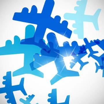 Abstract background: plane イラスト素材