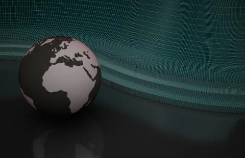 Abstract background with planet イラスト素材