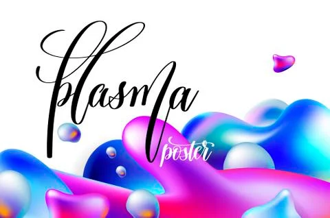 Abstract background plasma poster to your banner desig Stock Illustration