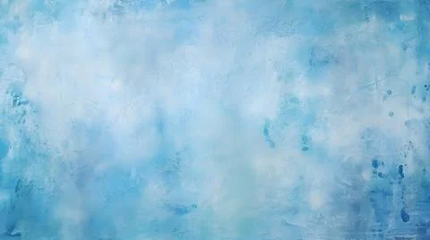 Abstract background with plaster texture in light blue tones in grunge style. Stock Illustration