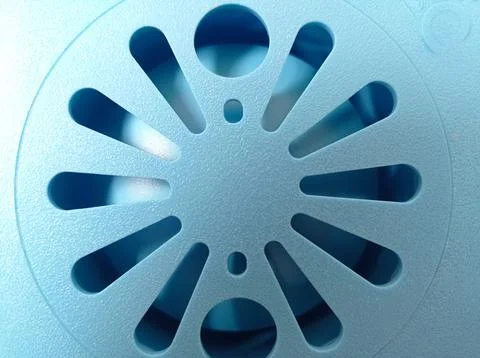Abstract background of plastic sewer filter. floor drain Stock Photos