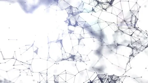 Abstract background with plexus connections wire frame web. Seamless looping. Stock Footage 70843012