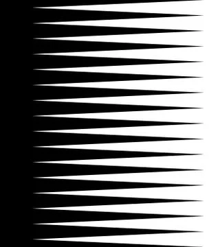 Abstract background with pointed lines. Vertically repeatable. Stock Illustration