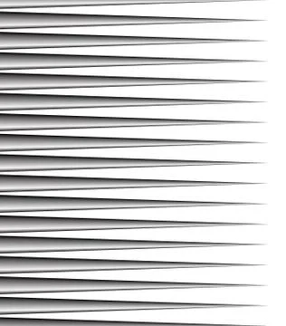 Abstract background with pointed lines. Vertically repeatable. Stock Illustration