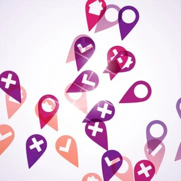 Abstract background: pointer Stock Illustration