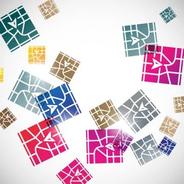 Abstract background: pointer Stock Illustration