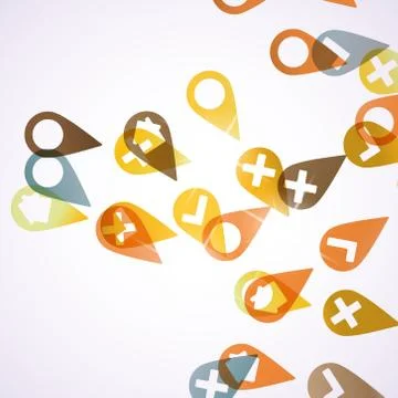 Abstract background: pointer イラスト素材