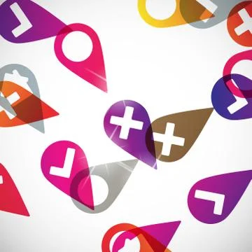 Abstract background: pointer Stock Illustration