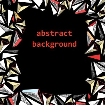 Abstract background polygon Stock Illustration