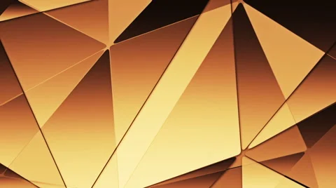 Abstract background of polygonal glassed figures. Origami from triangles. Stock Footage 52427482