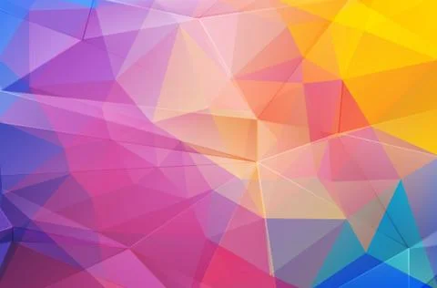 Abstract background with polygonal shapes Stock Illustration