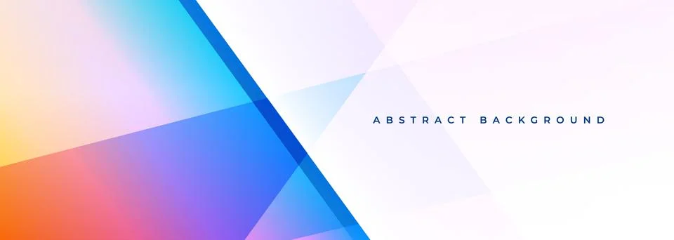 Abstract background with polygonal texture. Modern abstract wide banner with Stock Illustration