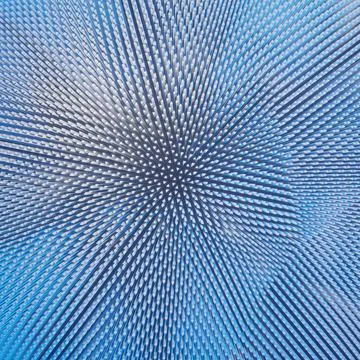 Abstract background polygonal triangles, blue gray color of extruded triangle Stock Illustration