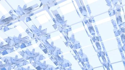 Abstract background of polygons and gradients. Colored lines. Stock-Illustration